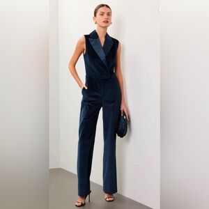 SIMKHAI Velvet Jumpsuit